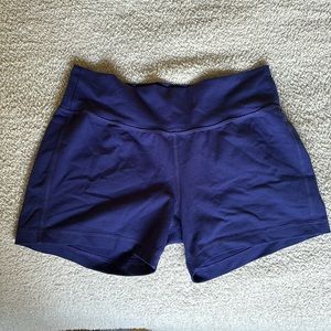 Patagonia running/yoga shorts in blue